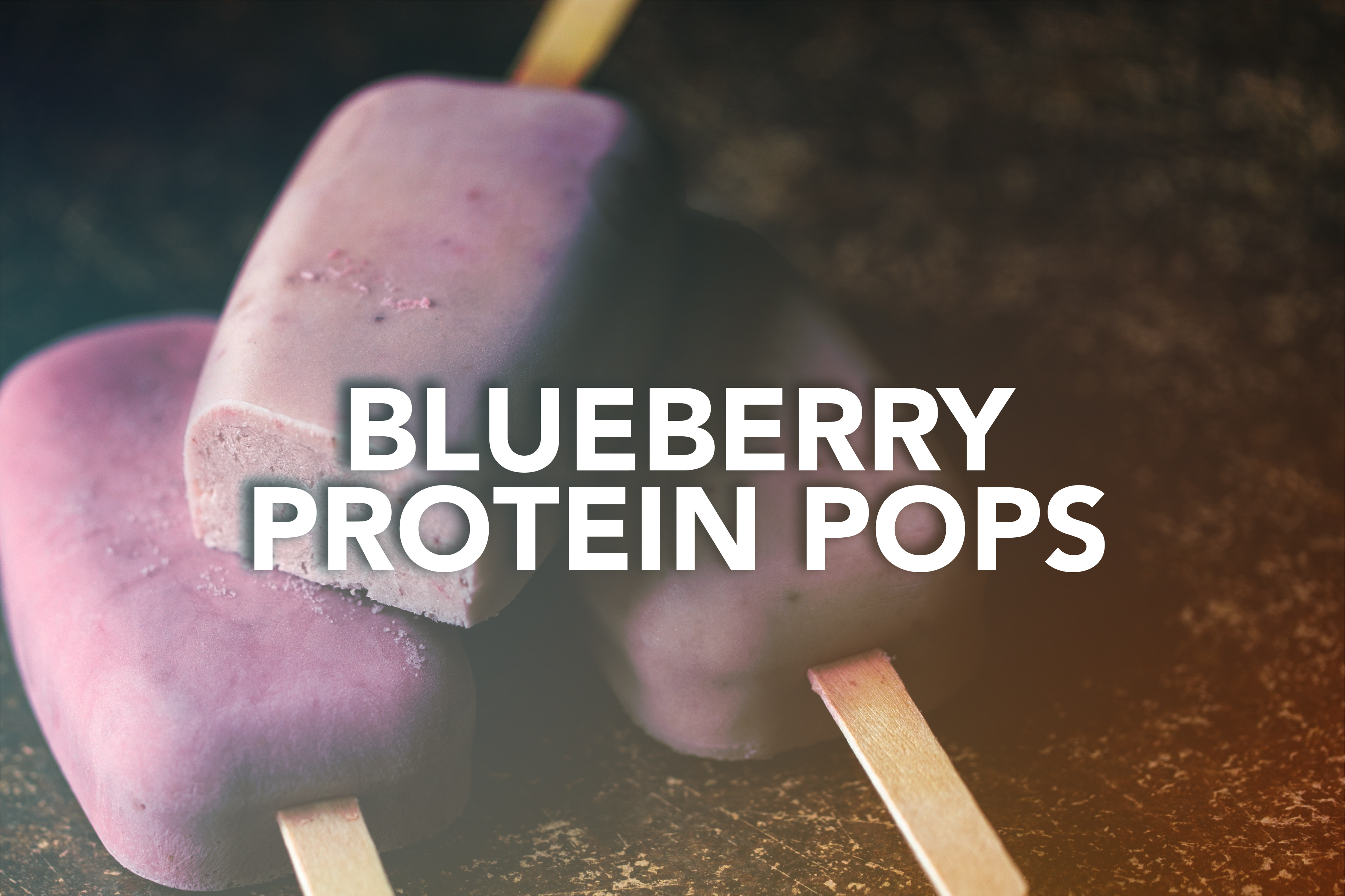 Rivalus At Home Recipe: Blueberry Protein Pops