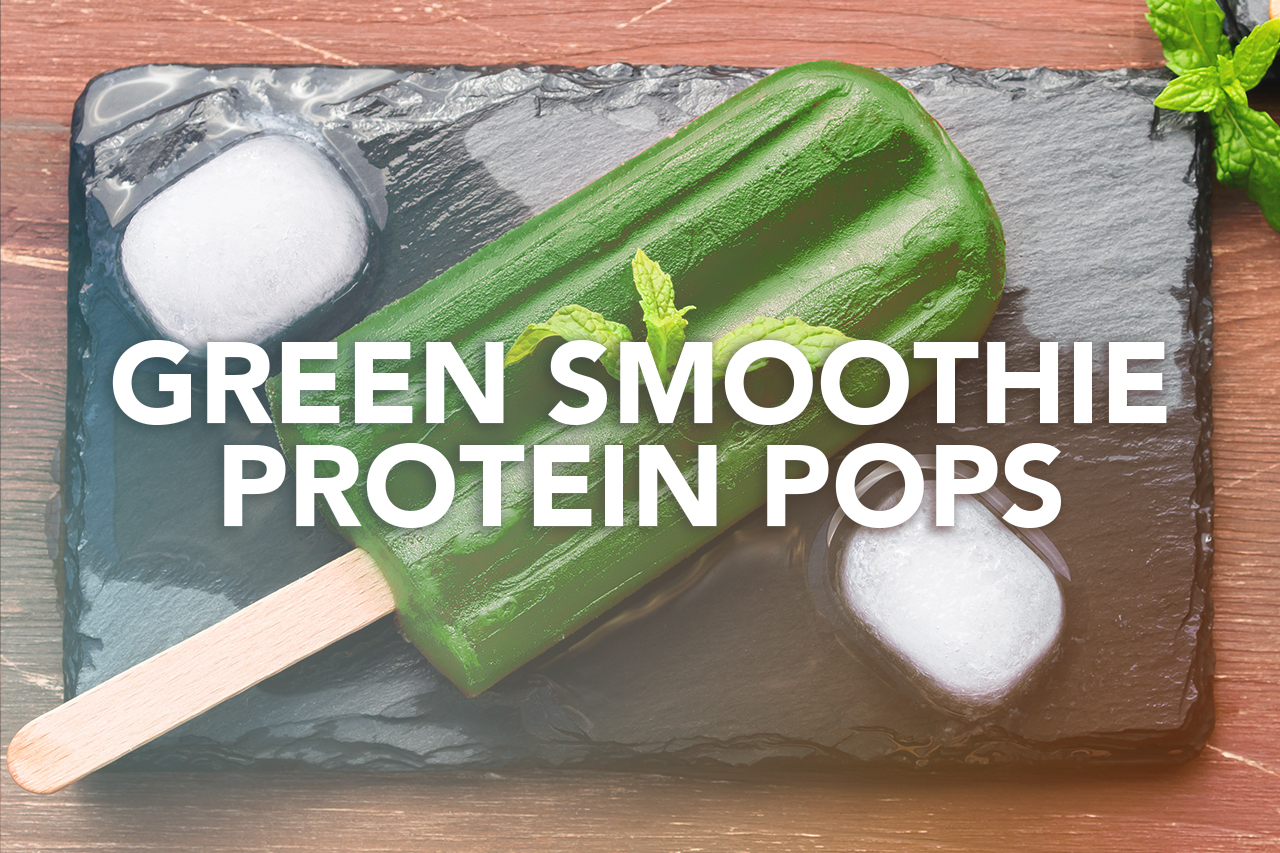 Rivalus At Home Recipes: Green Smoothie Protein Pops