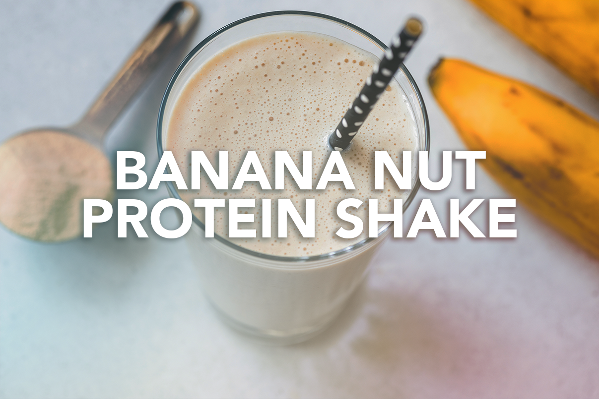 Rivalus At Home Recipes: Banana Nut Protein Shake